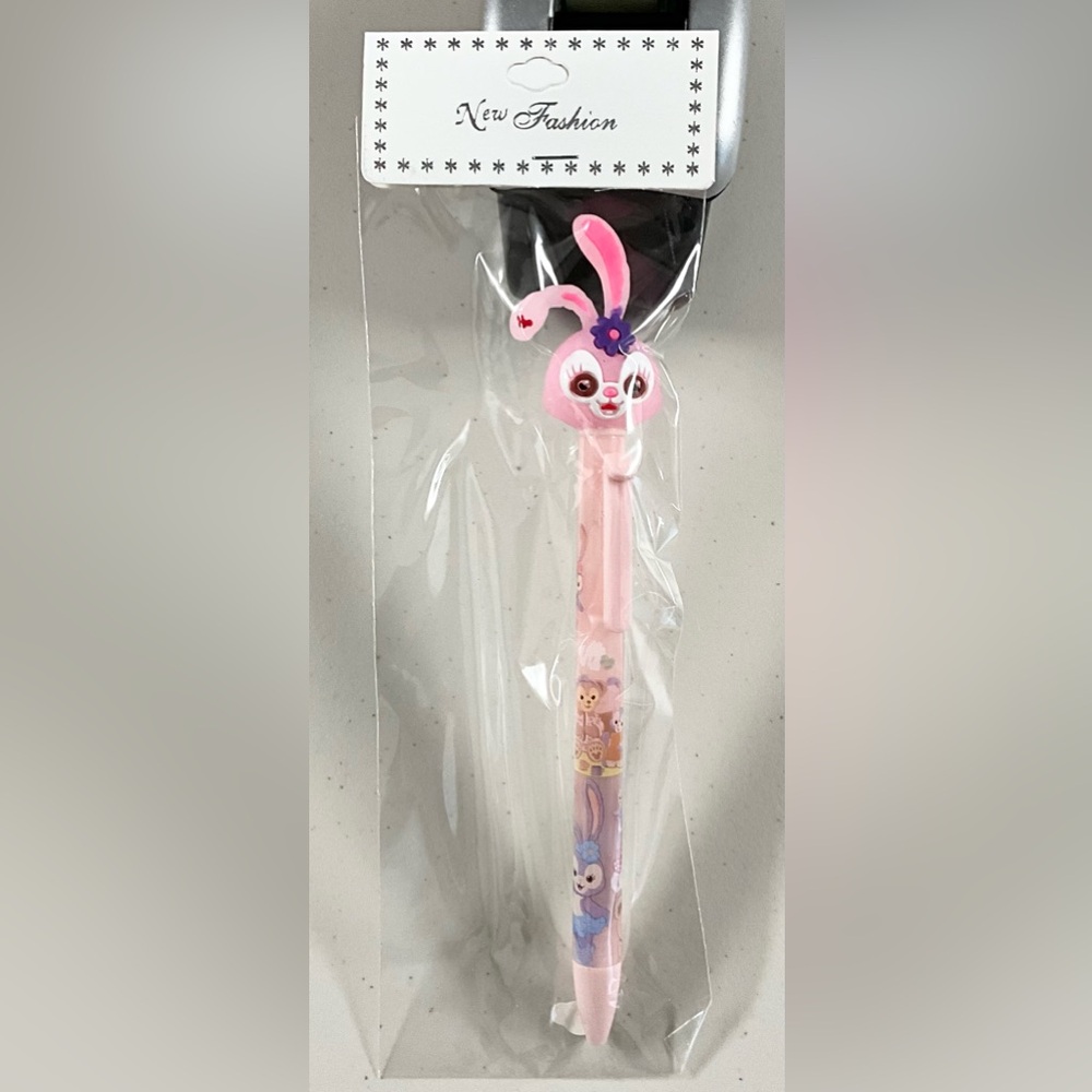 Pink Bunny Character Kids Pen - Brand